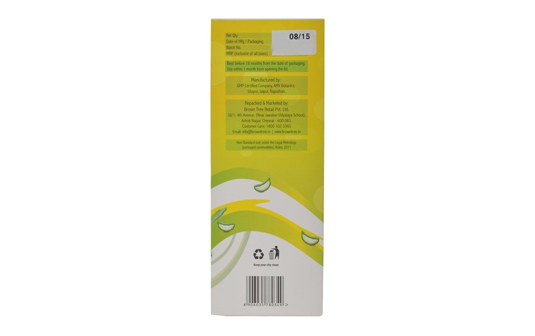Brown Tree Aloevera Juice    Bottle  400 millilitre